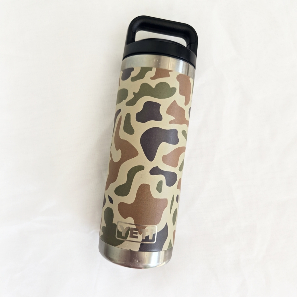 YETI Rare Camo 18 oz. Rambler Bottle